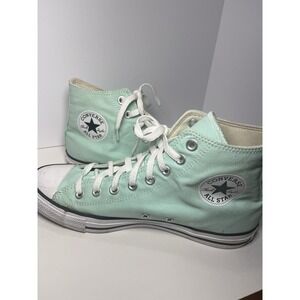 Converse Chuck Taylor Mint Green High-Top Sneakers Women's 10.5 Men's 8.5